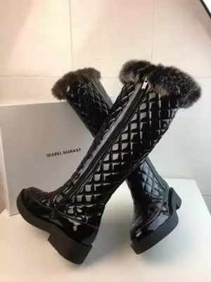 CHANEL Knee-high boots Lined with fur Women--012